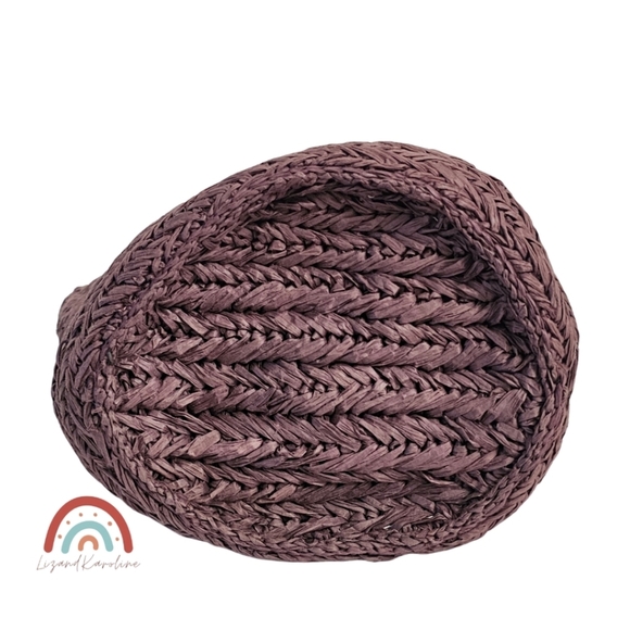 New! J. Crew Malta Handwoven Straw Bucket Tote in Rich Hickory - Picture 8 of 13